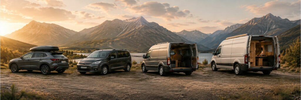 Découvrez quel véhicule choisir pour la vanlife : voiture, ludospace, van ou fourgon
